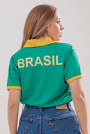 CAMISETA GOLA POLO J&M - VERDE