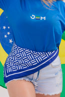 LENÇO J&M COPA DO MUNDO (AZUL)