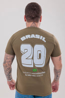 CAMISETA ENQUANTO HOUVER RAZÕES - VERDE MUSGO