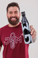 GARRAFA TÉRMICA J&M 20 ANOS (PRETO)