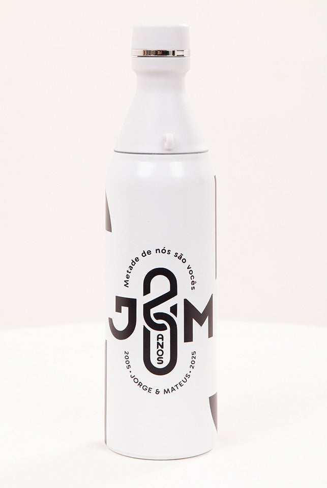 GARRAFA TÉRMICA J&M 20 ANOS (BRANCO)