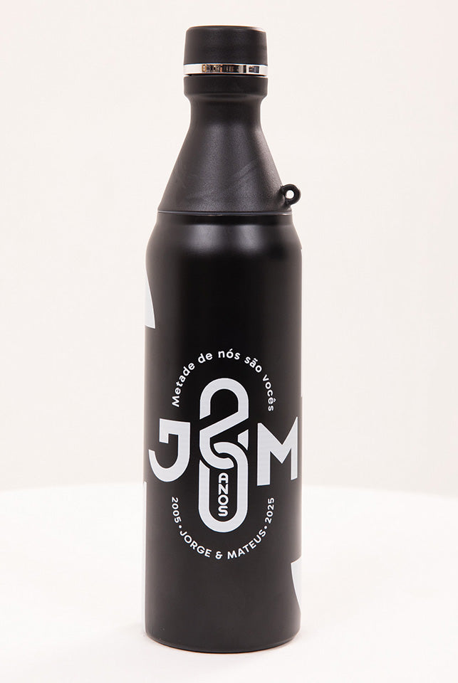 GARRAFA TÉRMICA J&M 20 ANOS (PRETO)