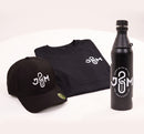 COMBO DIA DOS PAIS | GARRAFA TÉRMICA + BONÉ + CAMISETA (PRETO)