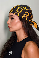 LENÇO J&M 20 ANOS (PRETO COM DOURADO)