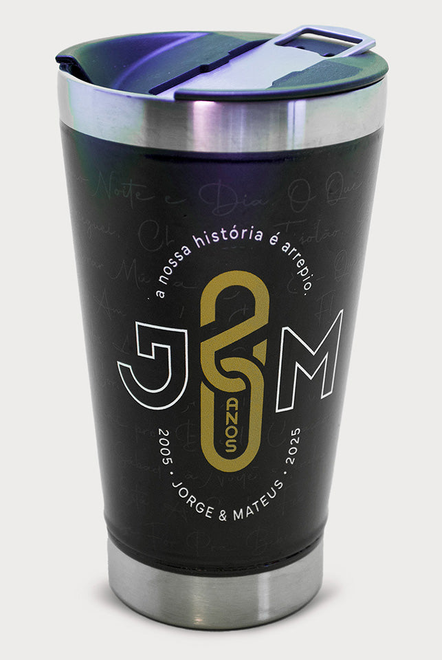 COPO TÉRMICO J&M 20 ANOS (PRETO)